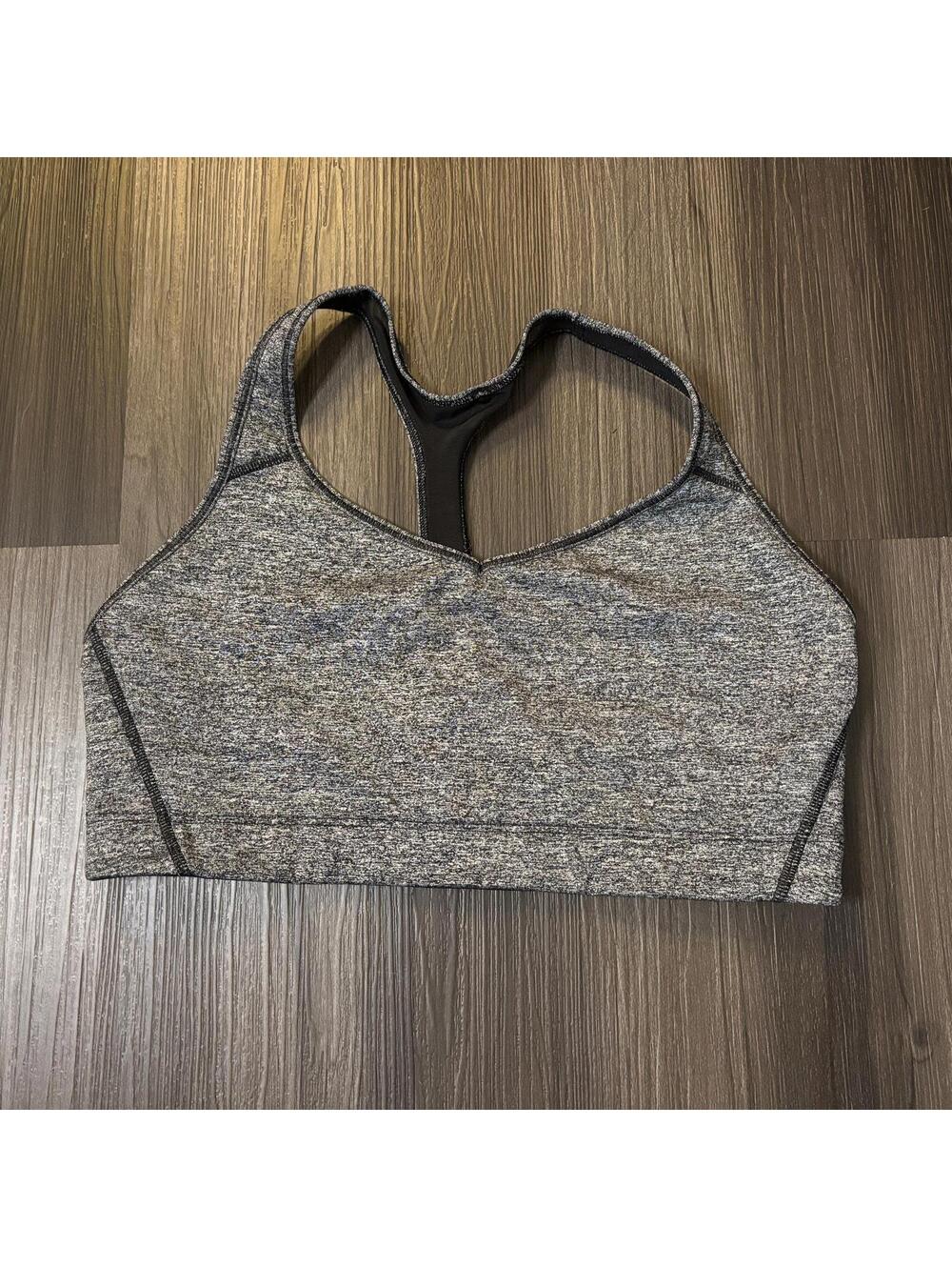 VSX Victoria's Secret Sports Bra Women's Size Large Gray Racerback